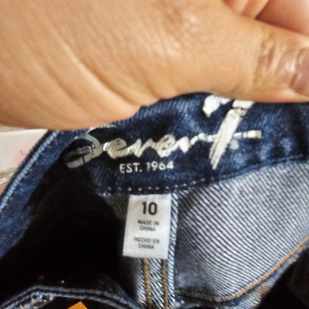 Seven7 Women Slim Straight Jeans Blue Size 10 - Picture 9 of 10